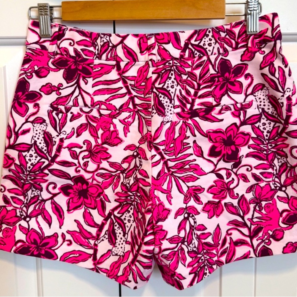 New Lilly Pulitzer GRETCHEN HIGH RISE 5" SHORT, ELDERFLOWER BLOSSOM LIL ESCAPE - Picture 6 of 8